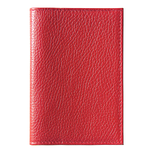 Обложка для автодокументов Leather Sky Flotter Sun из натуральной кожи, красная 4060С