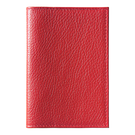 Обложка для автодокументов Leather Sky Flotter Sun из натуральной кожи, красная 4060С