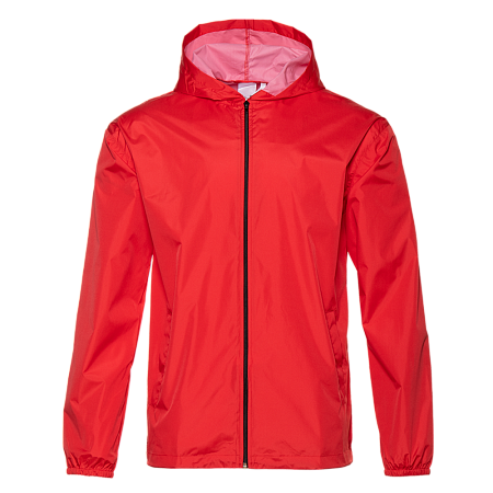 Ветровка унисекс STAN дюспо 210T, 85, 59, Красный,  (14)  (56/XXXL)