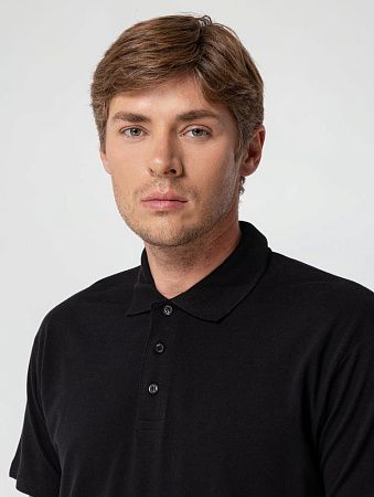 Рубашка поло мужская Summer 170, черная, размер XL