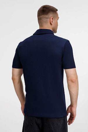 Рубашка поло унисекс Senti, темно-синяя, размер XL