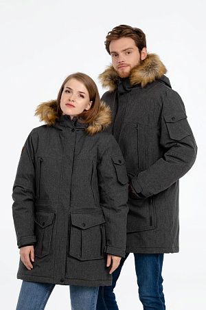 Парка женская Explorer, серый меланж, размер XL
