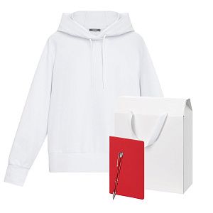 Набор с одеждой Алекс (Alex) (худи, блокнот, ручка), красный, S