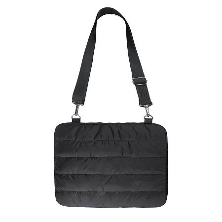 Конференц-сумка "MIX", чёрный, 38 х 30 х 1,5 см, 100% нейлон