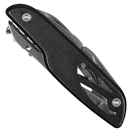 Набор подарочный Solution Superior Trio (Фонарь телескопический Tools Flashlight, рулетка Tools Master, 3 метра, нож складной многофункциональный Tools Driver, 7 в 1) черный