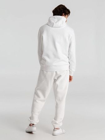 Толстовка с капюшоном унисекс King, белая, размер XS