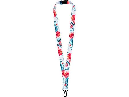 Ланъярд под сублимацию с карабином и замком обрыва, 2 см