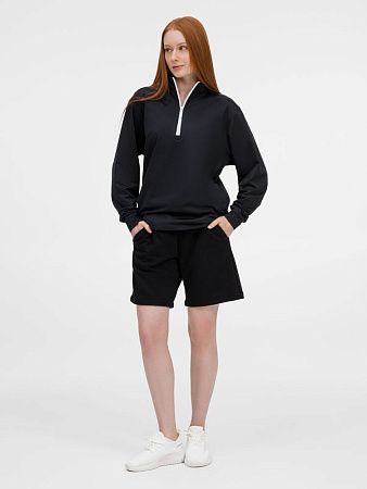 Свитшот на молнии Morfiss, черный, размер XS/S