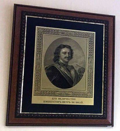 Гравюра "Петр I"