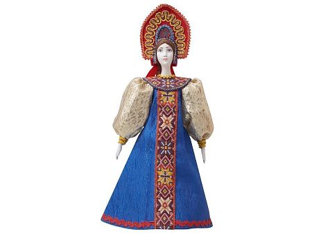 Подарочный набор: кукла фарфоровая, мёд с гецким орехом