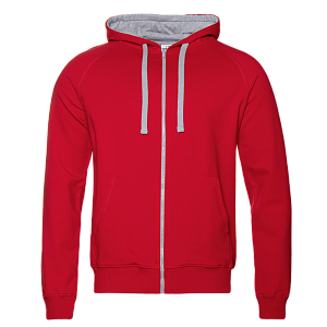 Толстовка мужская STAN с капюшоном на молнии футер без начёса 260, 61