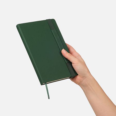 Ежедневник Альфа (Alpha) недатированный, зеленый/оливковый