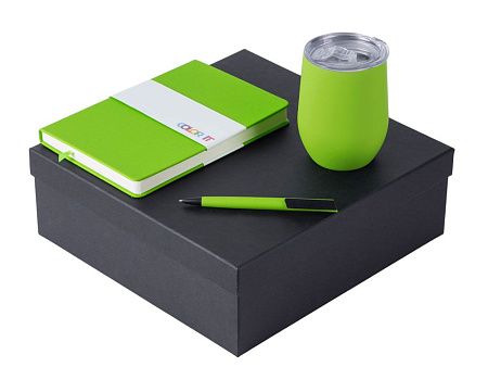 Подарочный набор "Color it" с блокнотом, пластиковой ручкой и термокружкой