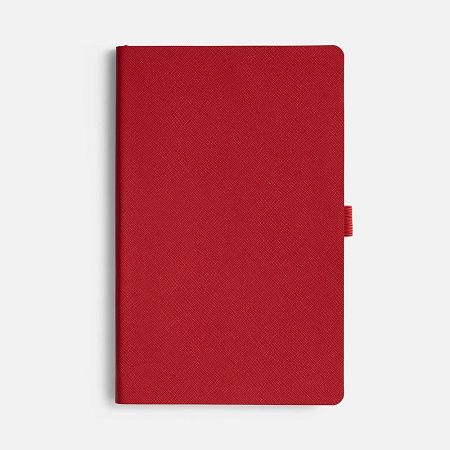 Ежедневник Lungo, недатированный, красный