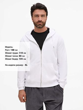 Толстовка унисекс Calipso, белая, размер XS