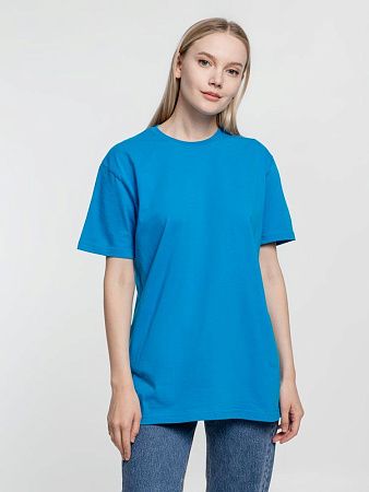 Футболка унисекс T-Bolka 160, бирюзовая, размер 4XL