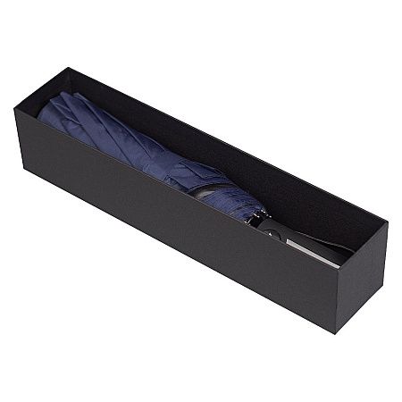 Зонт складной автоматический  Forest BERGEN, диаметр 103 см, радиус 23 дюйма, 10 панелей, с UV защитой в подарочной коробке, темно-синий