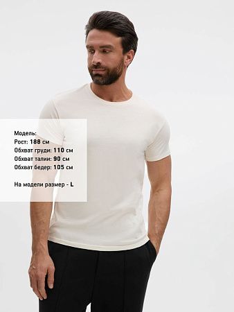 Футболка унисекс Regent 150, светло-бежевая (неокрашенная), размер L