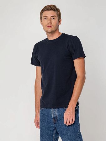 Футболка мужская T-bolka Stretch, темно-синяя, размер S