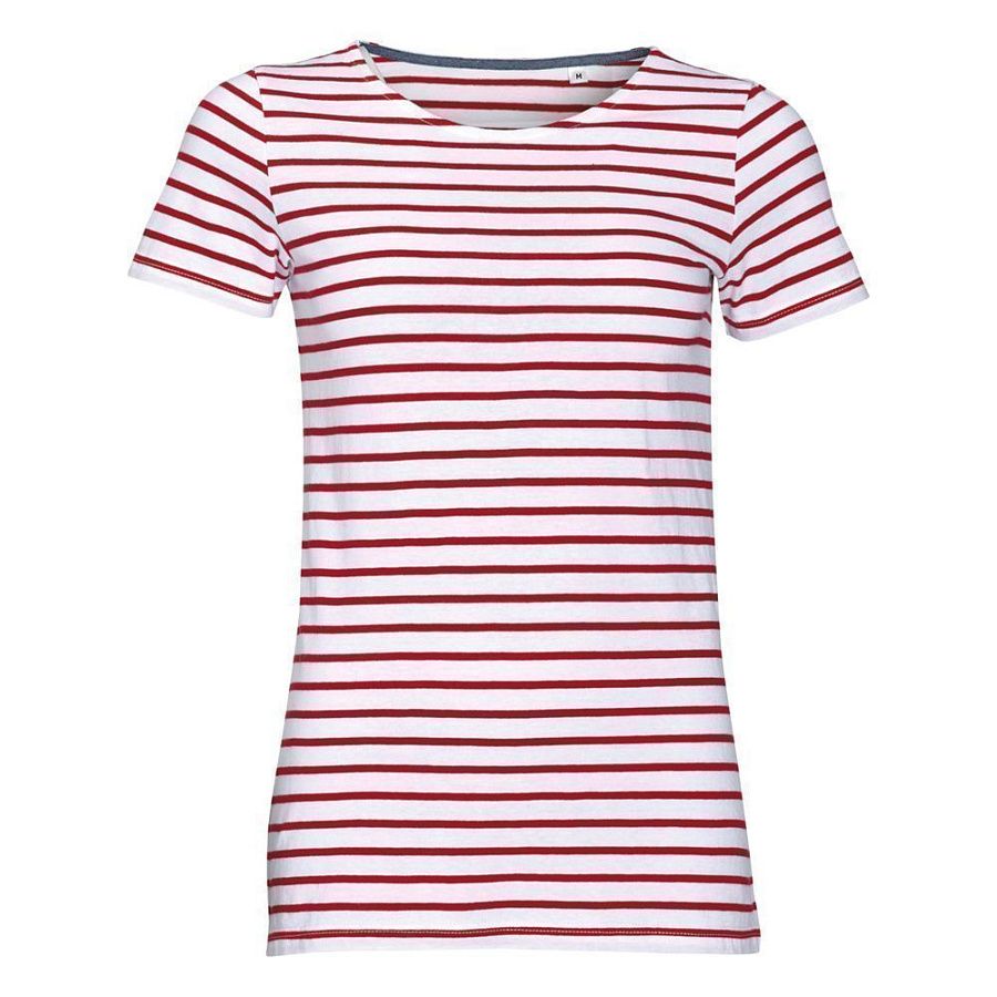 Футболка Miles Women серая с желтым под нанесение