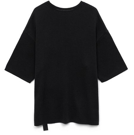 Джемпер с коротким рукавом Siluetti Volumica, черный, размер M/L