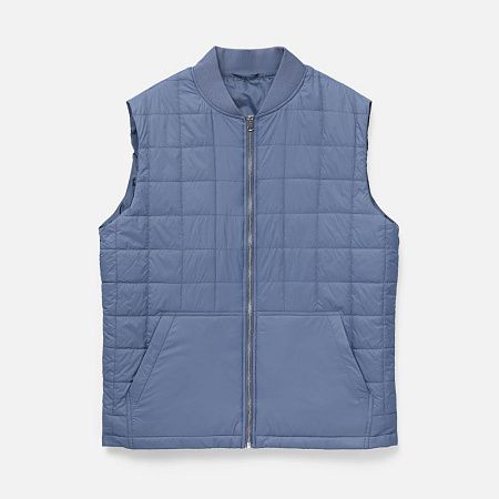 Жилет унисекс Warmbridge, синий (джинс), размер XL