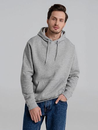Толстовка с капюшоном Slam 320, серый меланж, размер XS