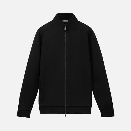 Толстовка на молнии Астин (Astin) черная, размер XXXL