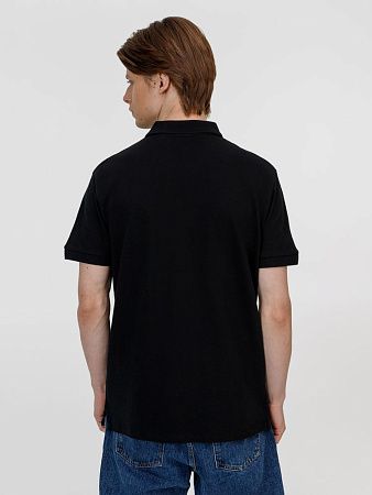 Рубашка поло унисекс Pacific, черная, размер S