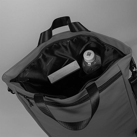 Рюкзак "Shop", серый, 42 х 39 х 13 см, 100% полиуретан