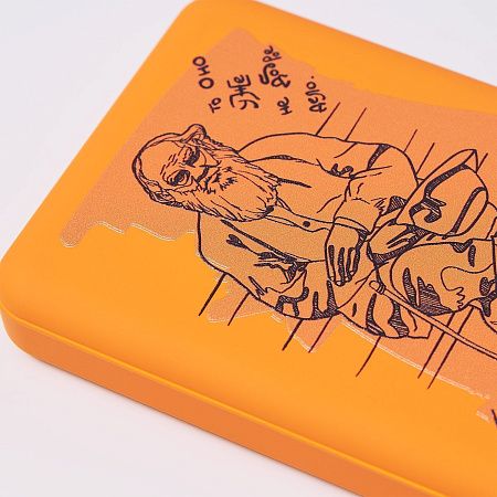 Внешний аккумулятор Ларго PD (Largo PD) 5000mAh с функцией беспроводной зарядки 15W, оранжевый