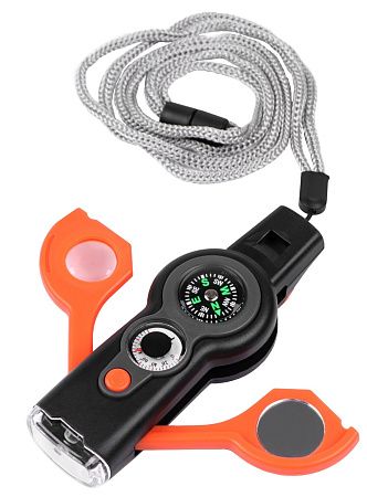 Подарочный набор "Camper": нож, зажигалка, компас, смесь орехов