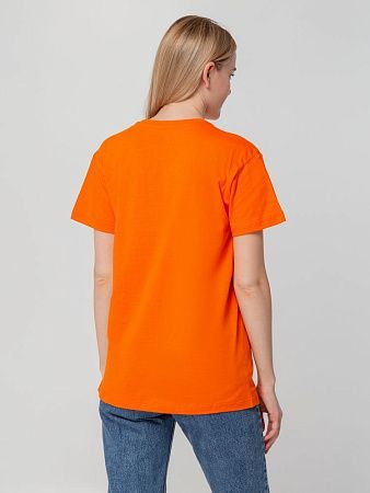 Футболка унисекс T-bolka 140, оранжевая, размер 4XL