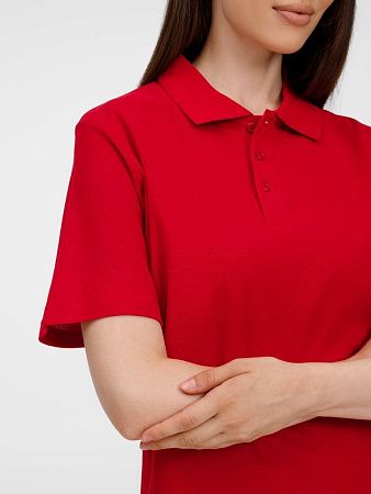 Рубашка поло унисекс Tervise, красная, размер S