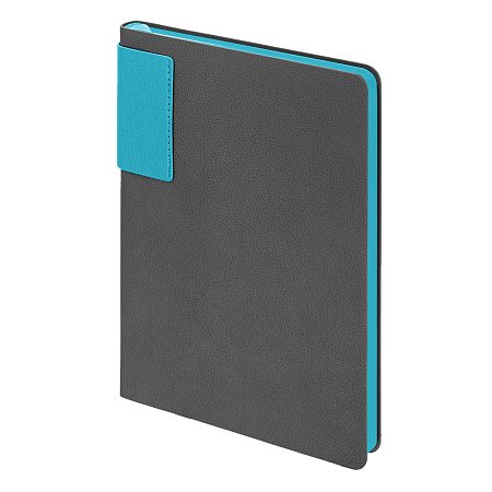 Ежедневник Flexy Star Sivilia Grey Edition Color А5 серо-голубой, недатированный в гибкой обложке