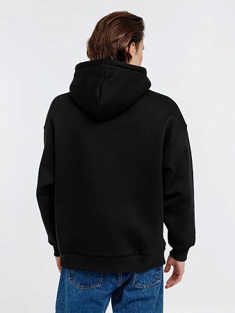 Худи оверсайз унисекс Go Easy, черное, размер S