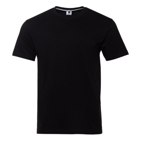 Футболка унисекс без бокового шва STAN хлопок 160, 02, Чёрный,  (20)  (48/M)