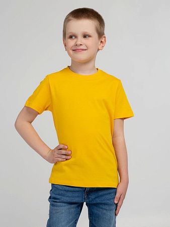 Футболка детская Regent Kids 150, желтая, размер 4 года (96-104 см)