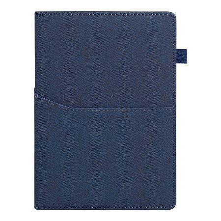 Ежедневник Smart Asti Linen А5, темно-синий, недатированный, в твердой обложке с поролоном