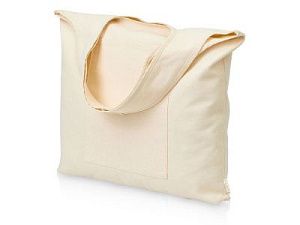 Сумка-шоппер «Revest Long» из переработанного хлопка 320 г/м2, цвет: натуральный