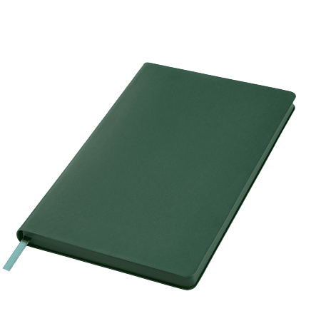 Ежедневник Латте софт-тач (Latte soft touch) недатированный, зеленый
