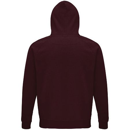 Толстовка унисекс Stellar, бордовая, размер XL