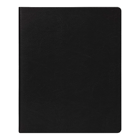 Еженедельник Urban Agenda Buffalo A4, черный, датированный на 2026 г, в полугибкой обложке