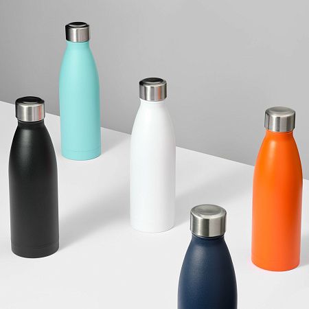 Термобутылка вакуумная герметичная Фреско (Fresco), черная