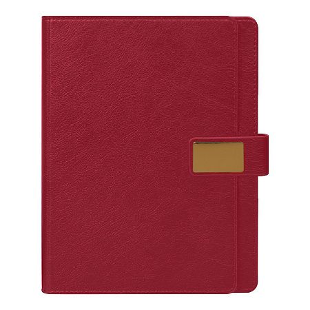 Ежедневник в суперобложке Country Alfa Mocco Business Edition B5, полутвердый, бордовый с золотом