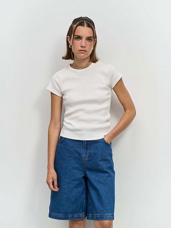 Футболка женская Sara, серый меланж, размер XS