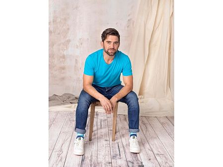 Футболка «Azurite» из натуральных материалов, мужская