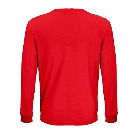Футболка унисекс с длинным рукавом Pioneer LSL, красная, размер M