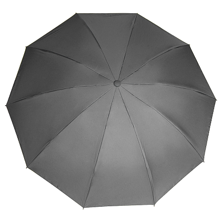 Зонт складной автоматический обратного сложения Forest Liverpool Reverse Safeclosing, диаметр 103 см, радиус 23 дюйма, 10 панелей, с плавным закрытием, без подарочной коробки, серый