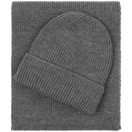 Шарф Bernard, серый меланж